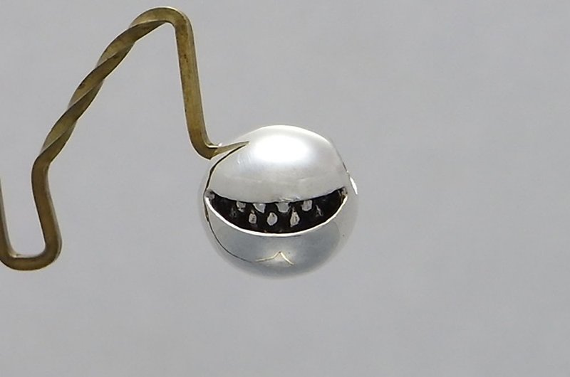 smile ball S_P【typeB】 (s_m-P.07B)【チェーン別販売】 - 項鍊 - 純銀 銀色