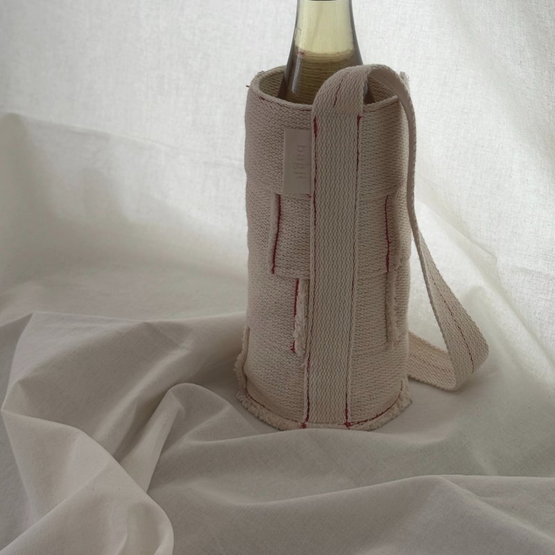 Mosaic Bottle Bag - 飲料提袋/杯套 - 棉．麻 