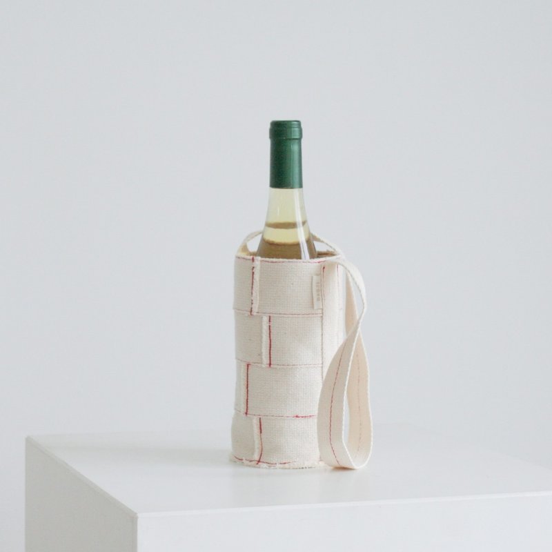 Mosaic Bottle Bag - 飲料提袋/杯套 - 棉．麻 