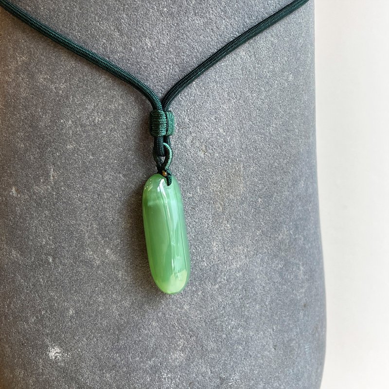 Jade necklace - Taiwan design and making - Necklaces - Jade Green