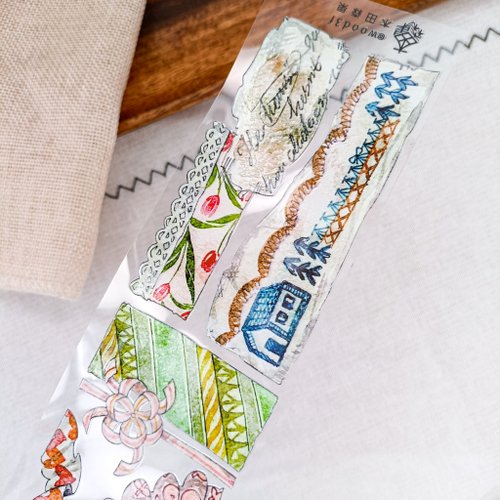 木田森果 wood3f NO 448 拼布時光Patchwork Time / 紙膠帶 Masking Tape