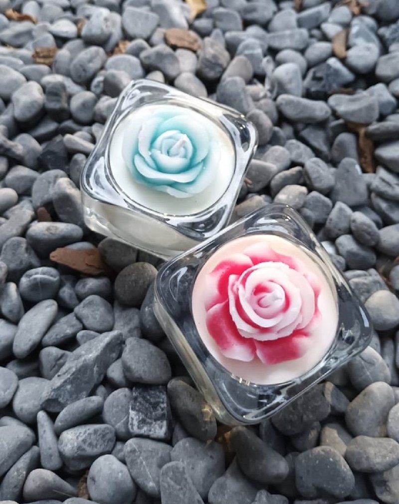 Handmade Rose Tealight Candle - Wedding Favors - Candles & Candle Holders - Wax Multicolor
