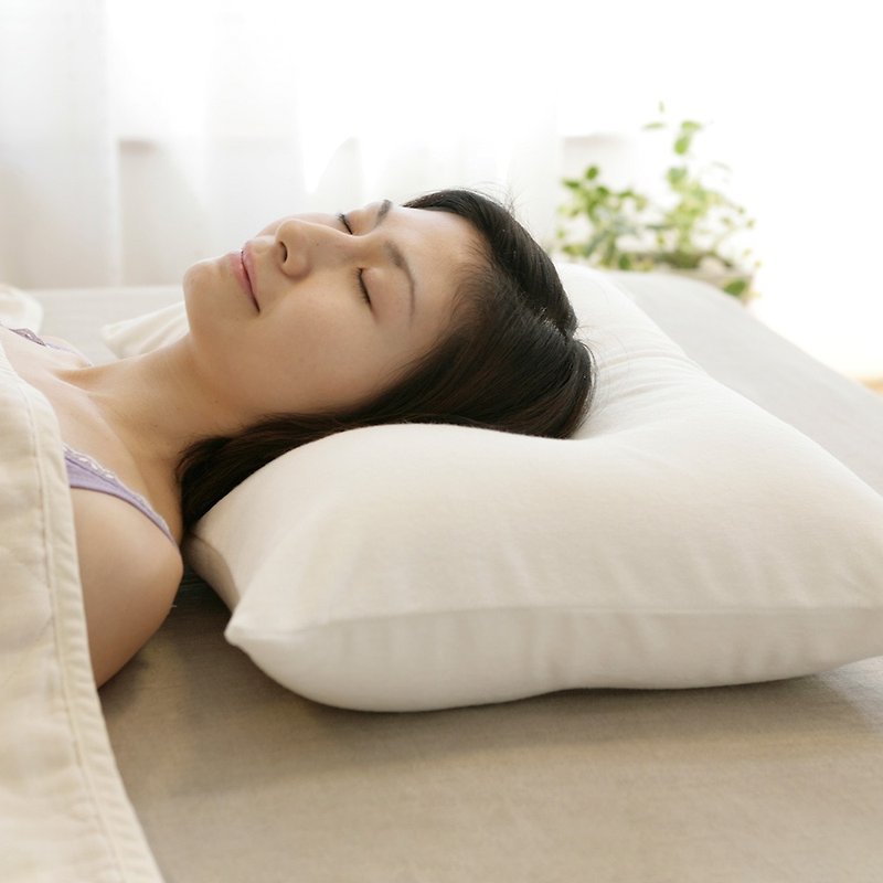 Japanese King's Dream Pillow-Ivory White - หมอน - ไฟเบอร์อื่นๆ ขาว