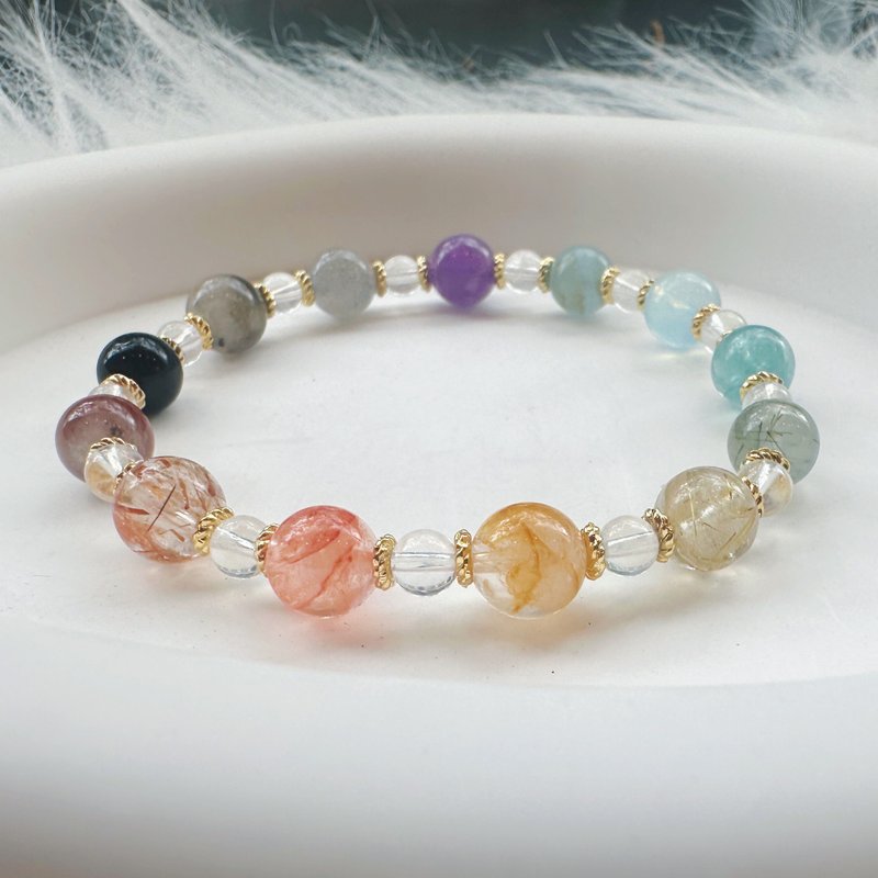 Duobao Rainbow Bracelet-Magic Turntable Design Bracelet - Bracelets - Crystal Multicolor