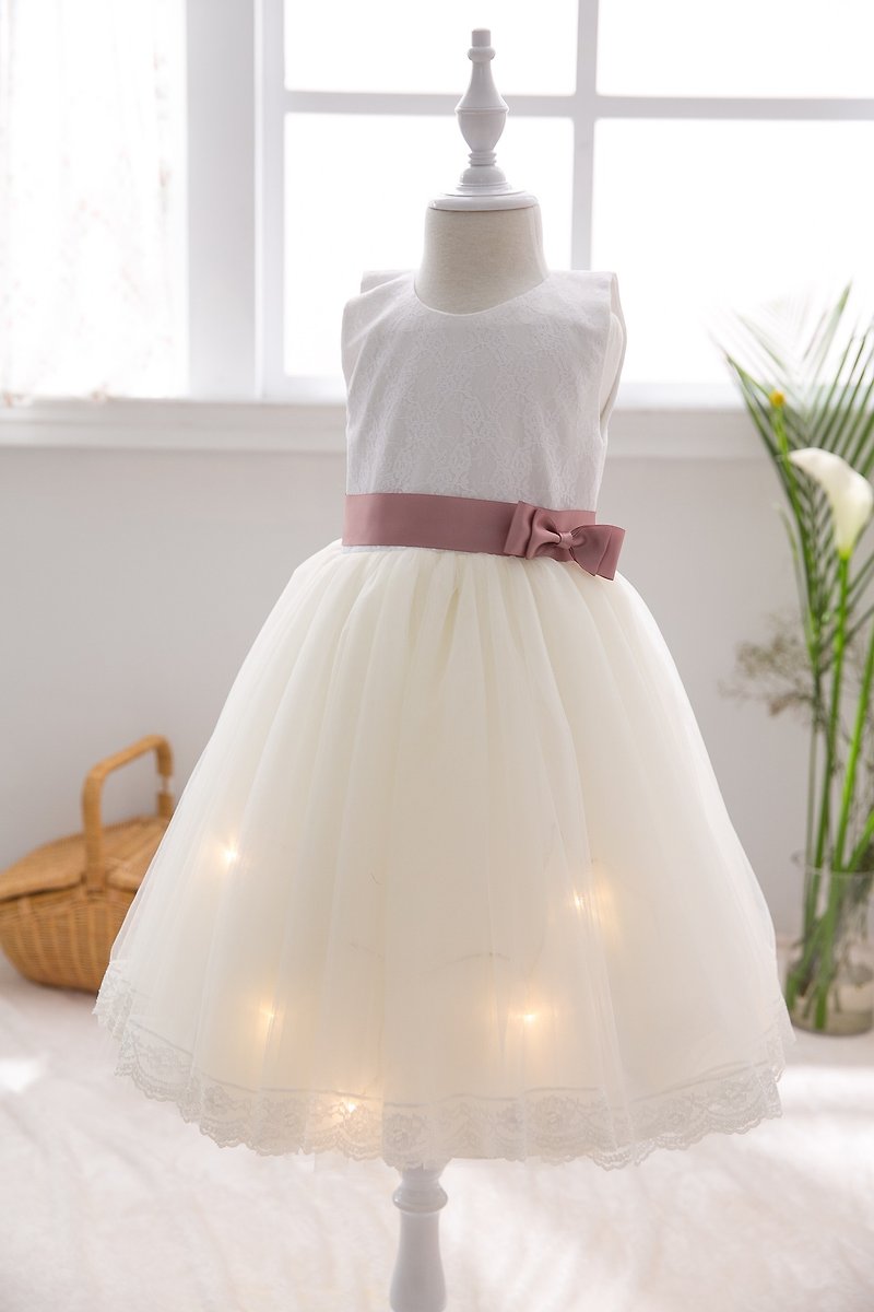 Shining sparkling little dress - Other - Polyester White