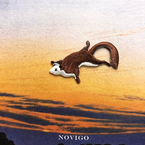 Novigo 劇場與博物館 Novigo 台灣動物熨燙刺繡 / 白面鼯鼠
