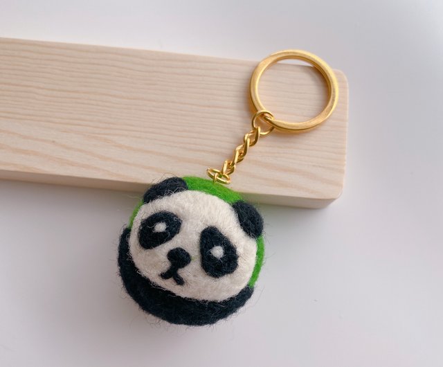 希少！20471120！パンダひょーま君フェルト？キーホルダー 希少！20471120！パンダひょーま君フェルト？キーホルダー