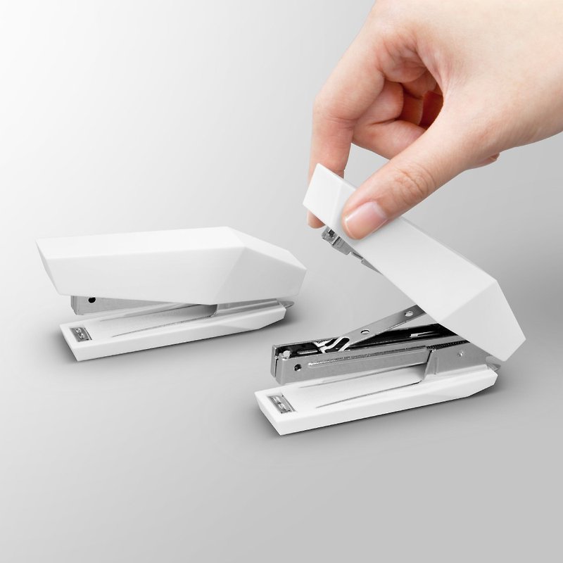 EDGY Cut Side Stapler - Staplers - Plastic White
