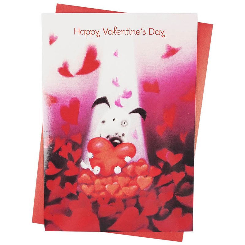 獻上好多好多愛【Hallmark-卡片 情人節系列】 - 卡片/明信片 - 紙 多色