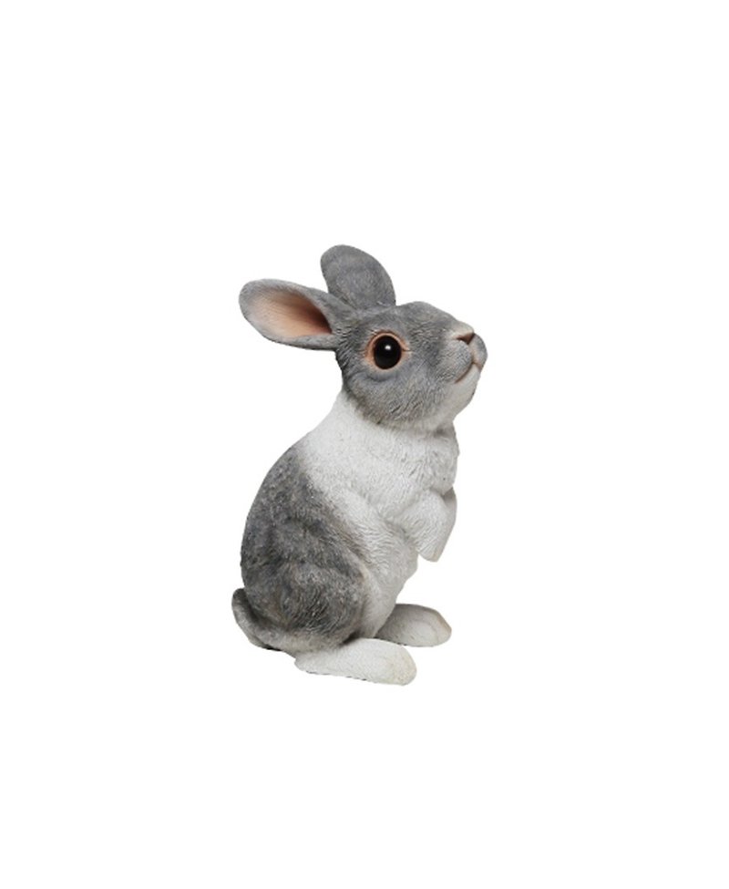 Japan Magnets realistic animal series super cute bunny stand tall deposit box - Other - Other Materials Gray