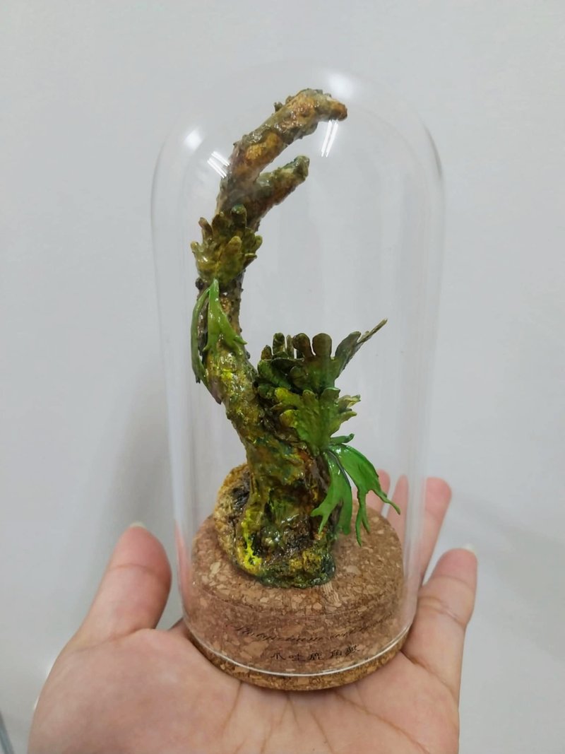 鹿角蕨小雕塑 - 袖珍模型擺飾-4 - 擺飾/家飾品 - 其他材質 