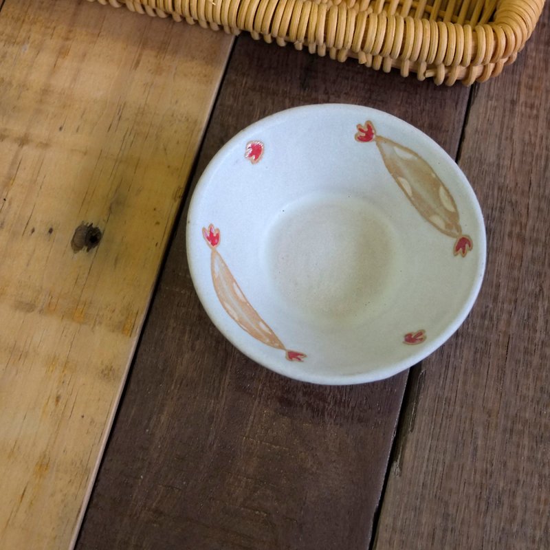 ハッピーサーカス小豆料理 - 小皿 - 陶器 