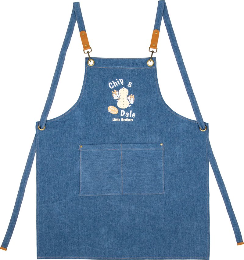 Disney Chip 'N Dale Apron - Aprons - Genuine Leather Blue