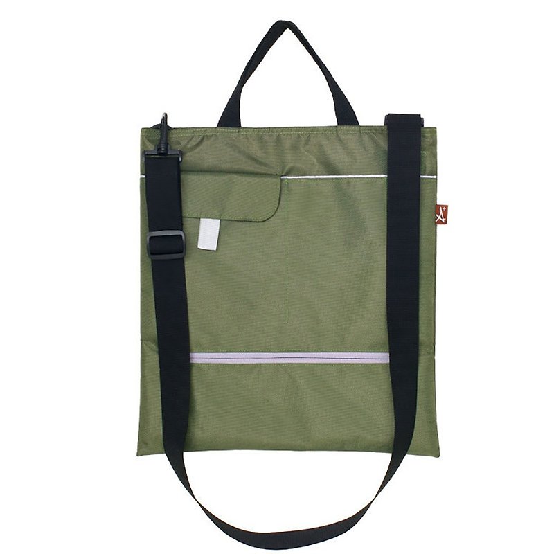 Goody Bag-Amore萬用包黑&日常生活托特包綠輕鬆組合 - 手袋/手提袋 - 防水材質 綠色