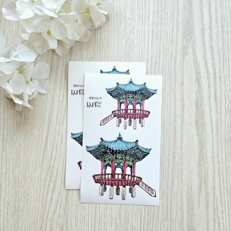 jin_Oriental honog paper sticker_Palace v2 - 貼紙 - 紙 