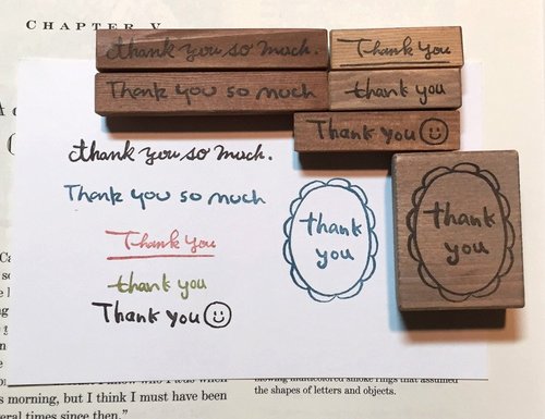 ako-japan GALLERY 【Thank you】スタンプセット