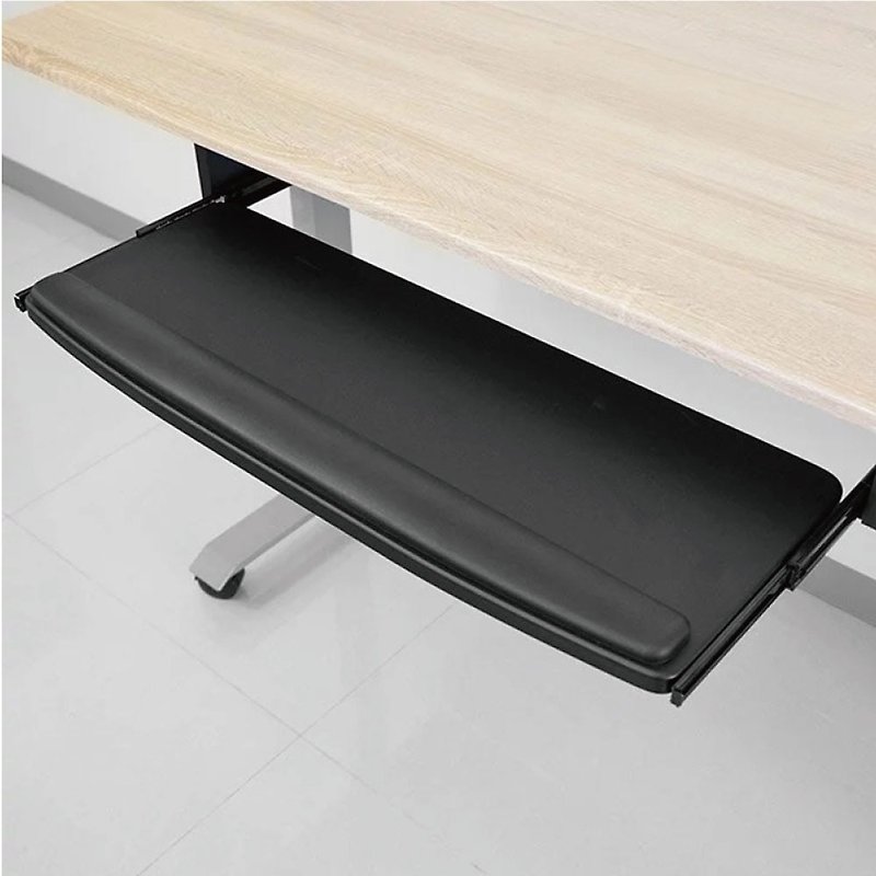 FUNTE電動升降桌配件-人體工學鍵盤架 - 餐桌/書桌 - 塑膠 黑色