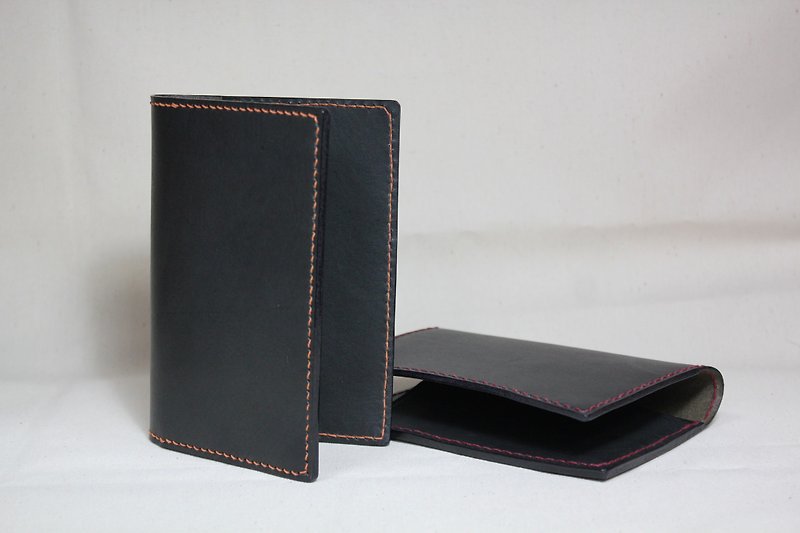 Vegetable tanned leather passport cover - Leather Goods - Genuine Leather 