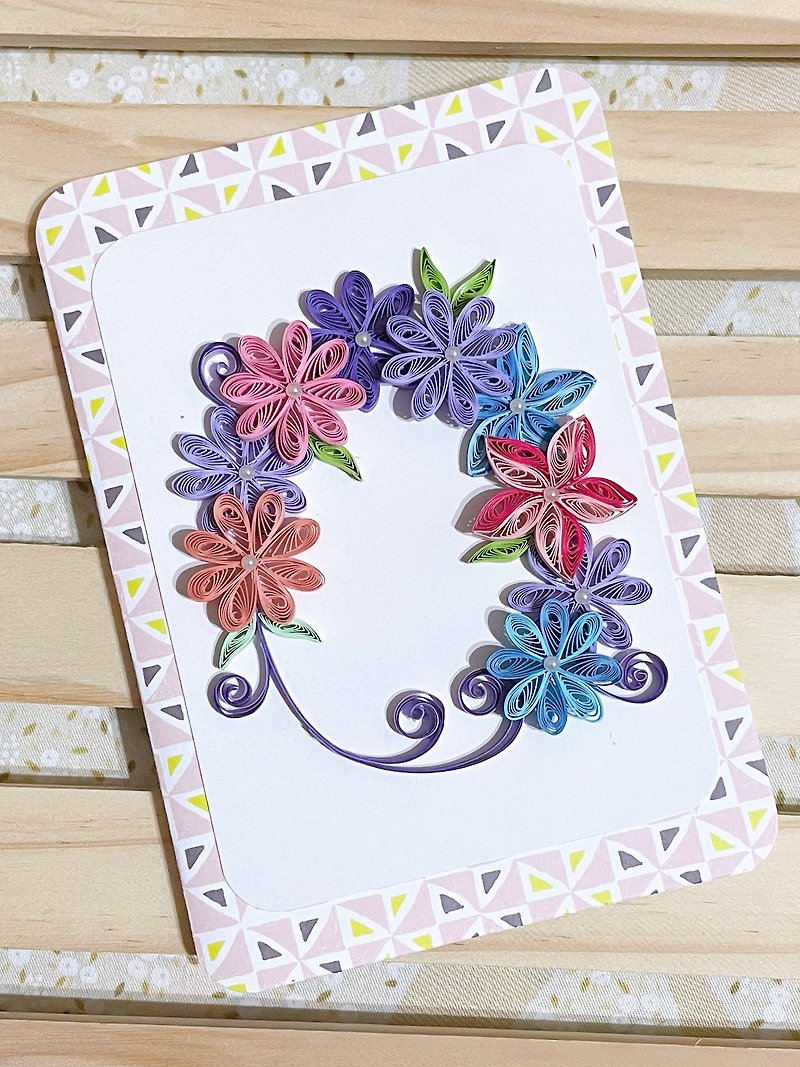 Handmade Rolled Paper Card-O Universal Card - Cards & Postcards - Paper 