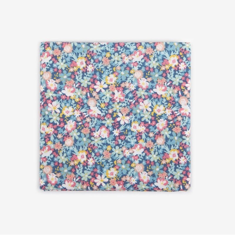 Nordic style cotton handkerchief -34 Dream Garden, E2D29762 - Handkerchiefs & Pocket Squares - Cotton & Hemp Multicolor