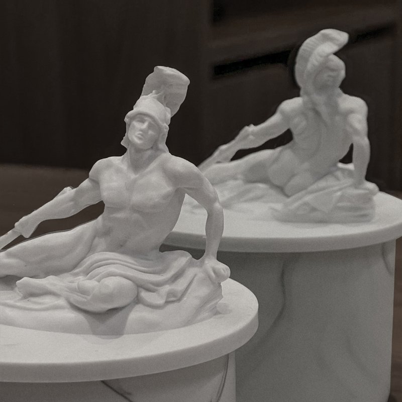 阿基里斯的死穴 － 香薰蠟燭 × 感觸之禮 - 香氛蠟燭/燭台 - 其他材質 白色