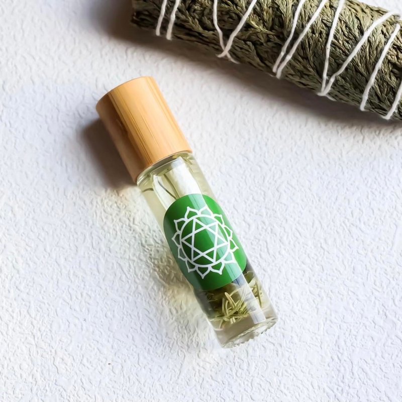 心輪脈輪能量魔法油 - 香氛/精油/擴香 - 精油 綠色