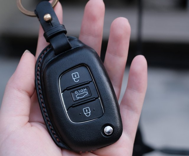 Hyundai on sale leather keychain