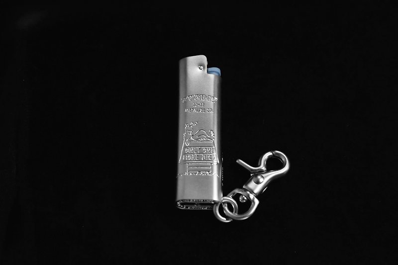 [METALIZE] Cricket / Brass Lighter Set - OOMD (Fog Silver) - Keychains - Copper & Brass 