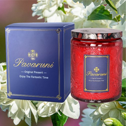 美國Pavaruni香氛精油蠟燭設計館 Pavaruni美國原創火焰之舞香氛蠟燭禮盒100種香味植物香氣香薰