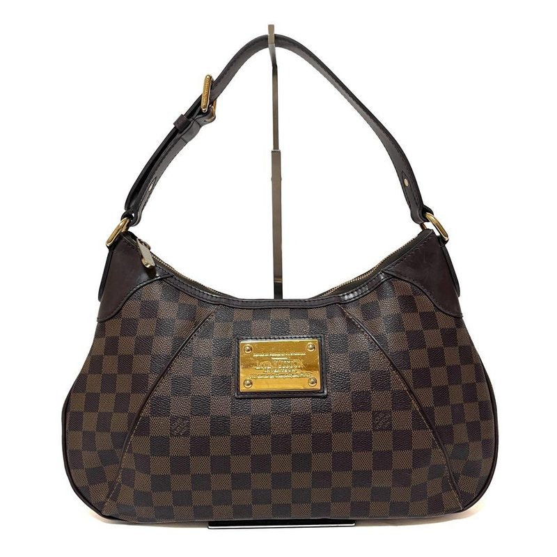 Authentic Louis Vuitton Thames GM One-Shoulder Shoulder Bag Damier Ebene N48181 Pre-owned - กระเป๋าแมสเซนเจอร์ - วัสดุอื่นๆ 