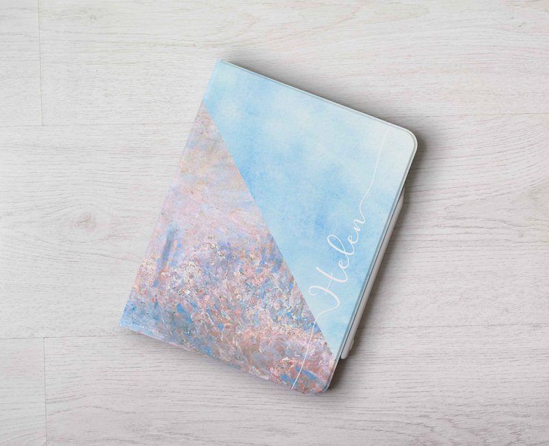 免費加名水彩油畫風 iPad case筆槽保護殼Pro 13 Air 7 11代 2025 - 平板/電腦保護殼/保護貼 - 塑膠 多色