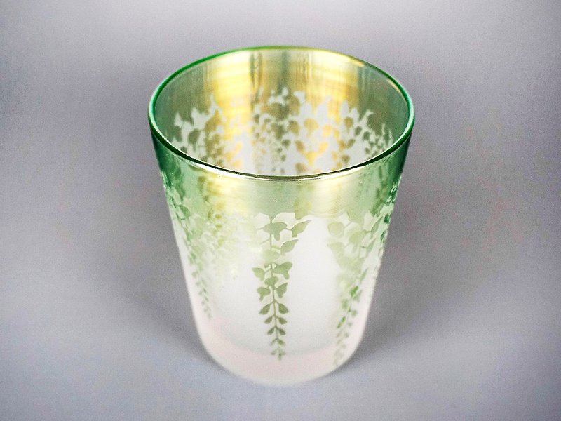 Asafuji [cold sake] - ถ้วย - แก้ว สีเขียว