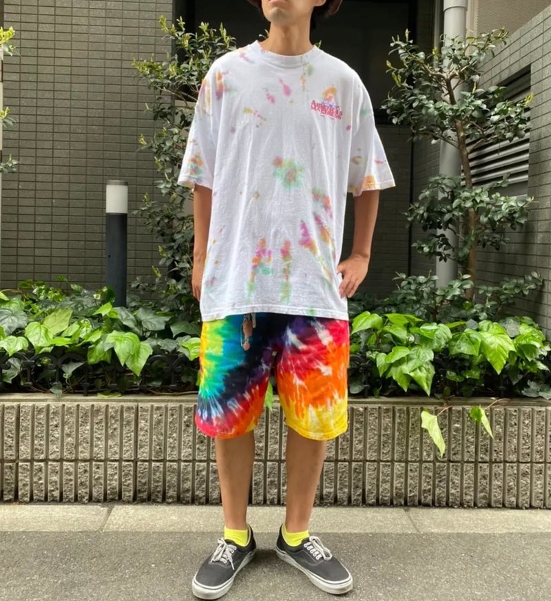 タイダイTシャツ - 女 T 恤 - 棉．麻 