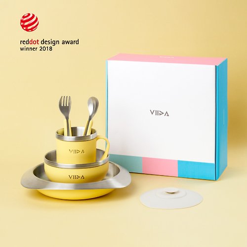 VIIDA Soufflé 抗菌不鏽鋼餐具旗艦 6 件組 | 減塑包裝輕量上市
