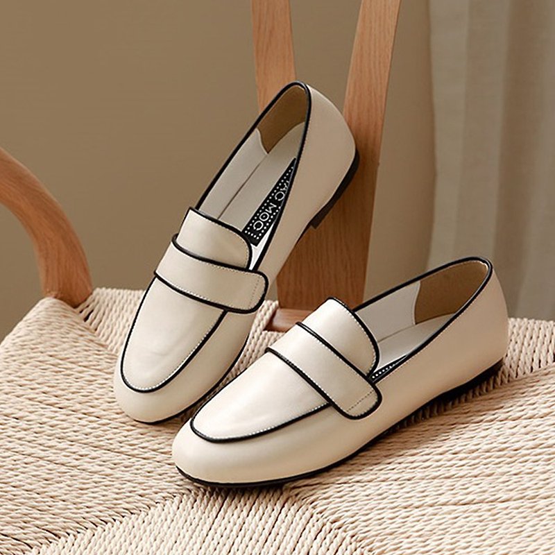 PRE-ORDER – MACMOC Duxiana Ivory Flats - Mary Jane Shoes & Ballet Shoes - Other Materials 