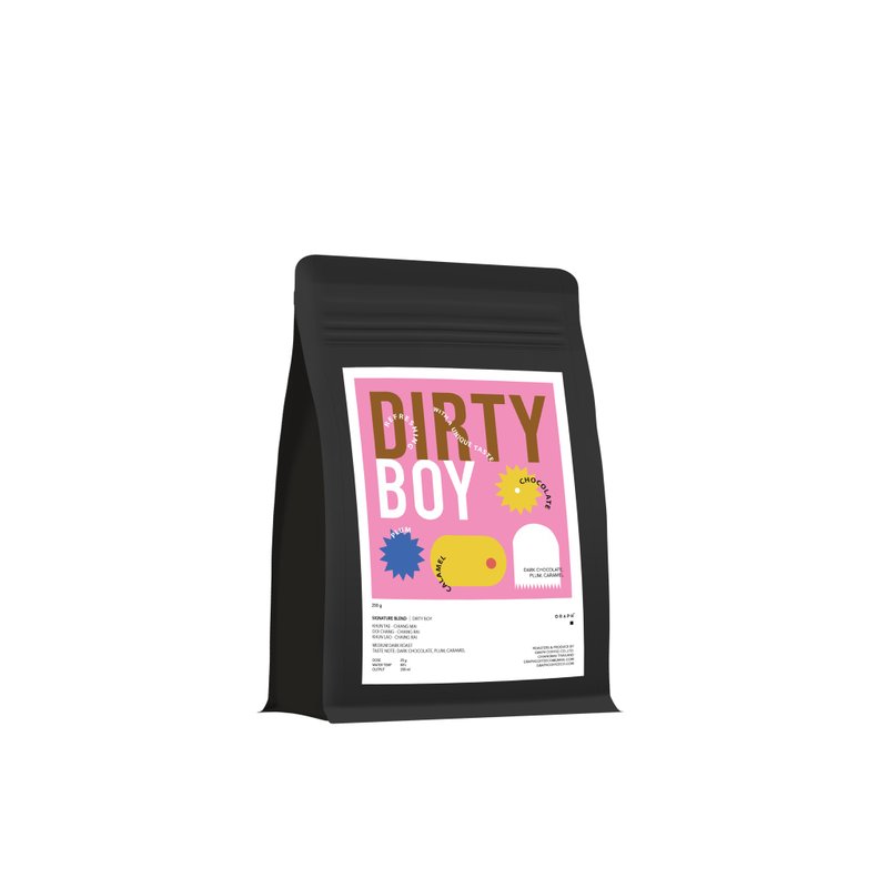 GRAPH | SIGNATURE BLEND - DARK TONE SET - DIRTY BOY 1000g. - 咖啡/咖啡豆 - 其他材質 黑色