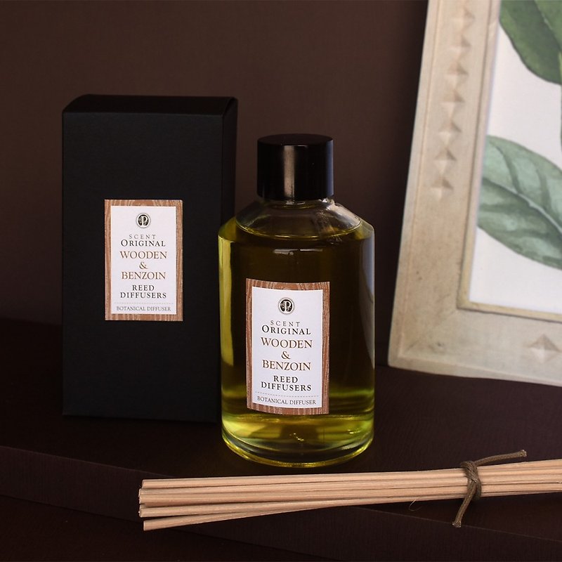 Woody fragrance │Lin Wuyoucui home essential oil spreading bamboo │60ml│140ml│240ml│ - น้ำหอม - พืช/ดอกไม้ สีนำ้ตาล