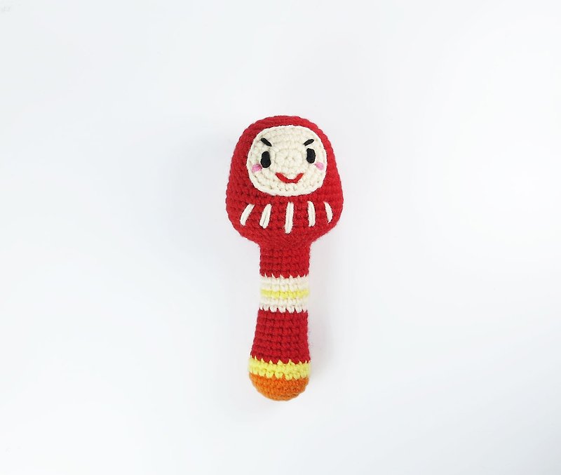 God of Fortune hand rattle doll (color can be customized) - ตุ๊กตา - ไฟเบอร์อื่นๆ สีแดง