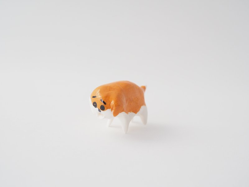 Mini house dog - ของวางตกแต่ง - กระดาษ สีส้ม