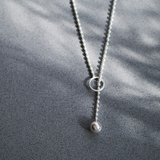 H] Initial pendant [P043SV] - Shop ateliersimo Necklaces - Pinkoi