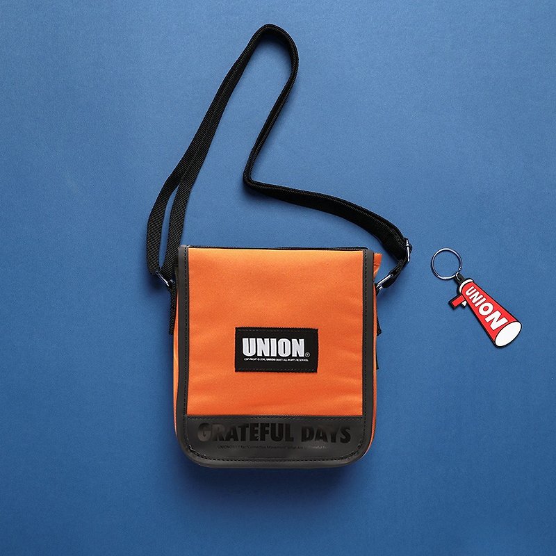 UNION OBJET 韓國潮牌 UNION COVER 側背包 斜背包_橘色 - 側背包/斜背包 - 聚酯纖維 橘色