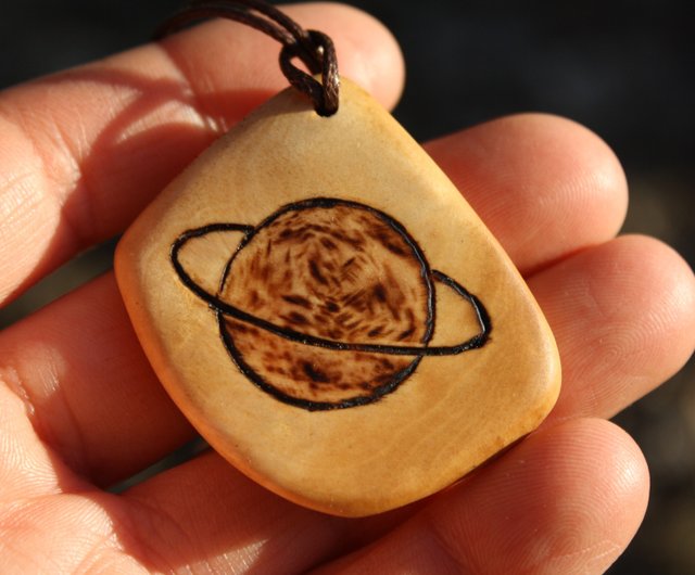 Wood pendant on sale