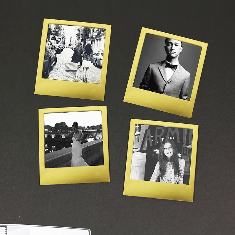 DOIY Music Frame-Magnet Photo Frame (Golden Years) - กรอบรูป - พลาสติก สีเหลือง