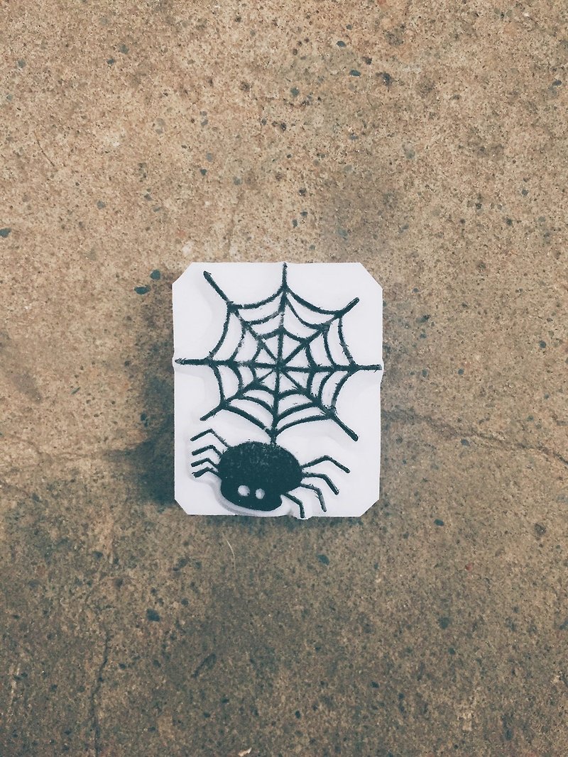 Cover which hand seal [October Halloween Halloween limited seal] spider web single store! - ตราปั๊ม/สแตมป์/หมึก - วัสดุอื่นๆ 