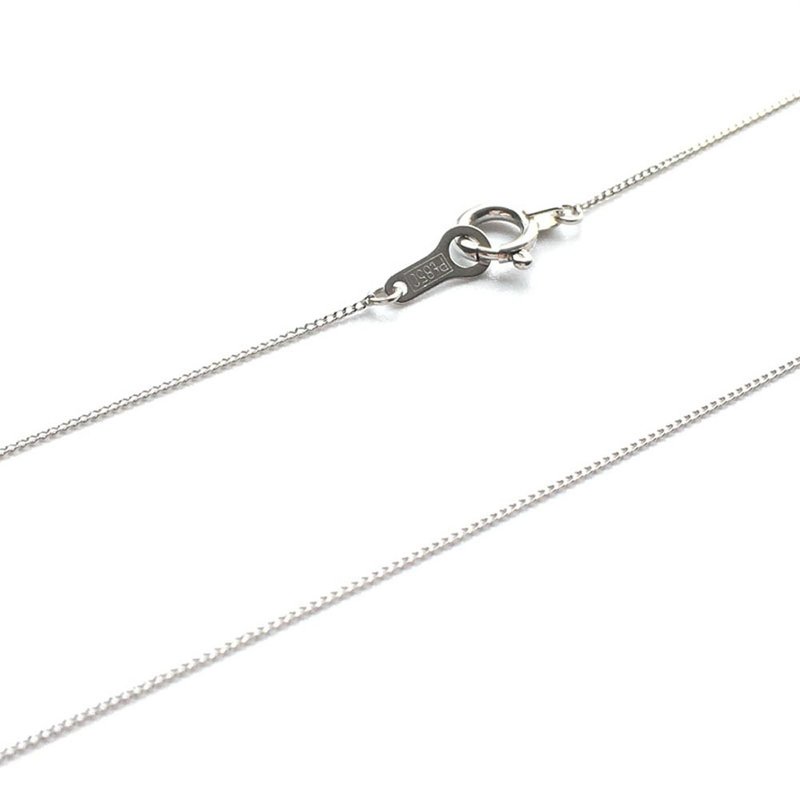 Platinum Design Chain Necklace - 項鍊 - 貴金屬 銀色