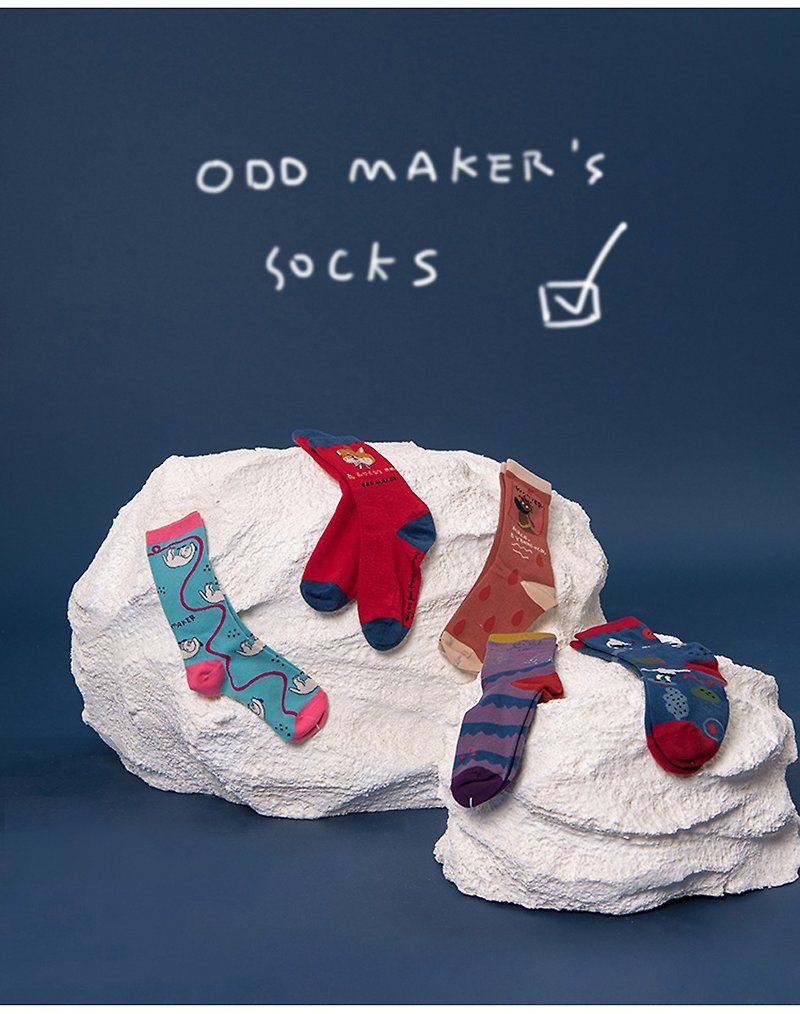 odd maker 趣味純棉潮襪子 一組6雙 - 其他 - 棉．麻 