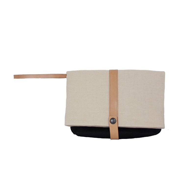กระดาษ กระเป๋าคลัทช์ ขาว - Fold Clutch Bag
