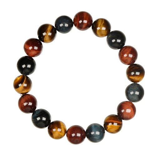 正佳珠寶 Gemsrich Jewelry 【正佳珠寶】彩虎眼 高品三彩虎眼石 10mm 彩虎眼手珠