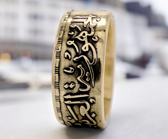 【珍品】活字 活版 リング 真鍮 珍品】活字 活版 リング 真鍮