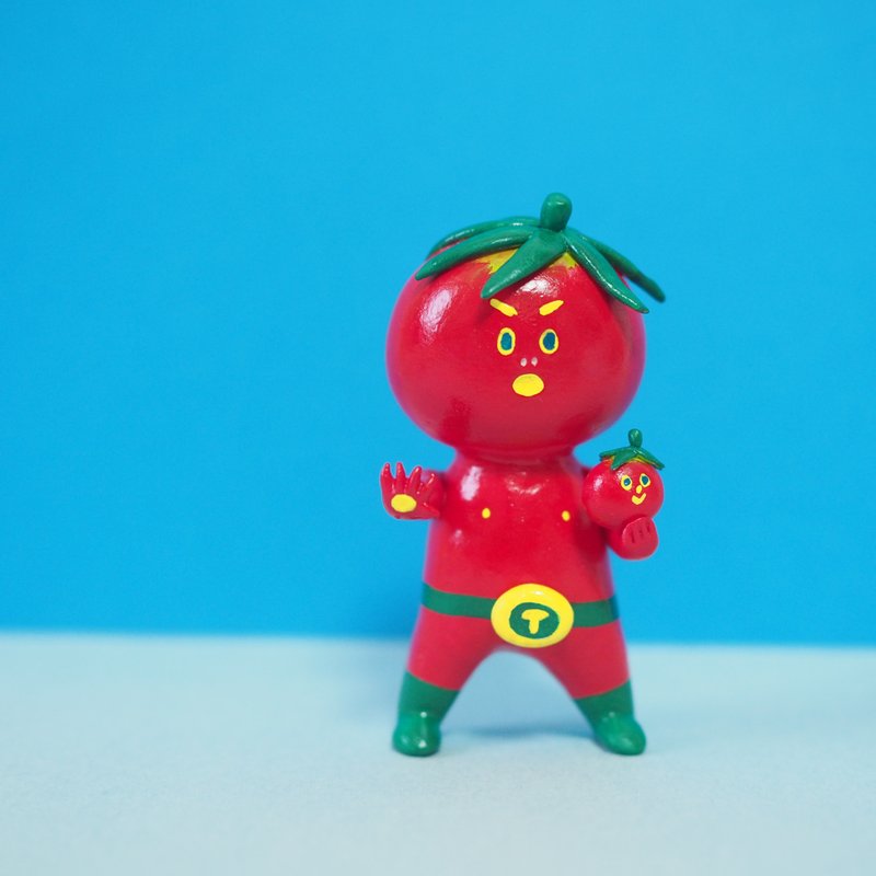Tomato Yokai - 公仔/玩偶 - 黏土 紅色